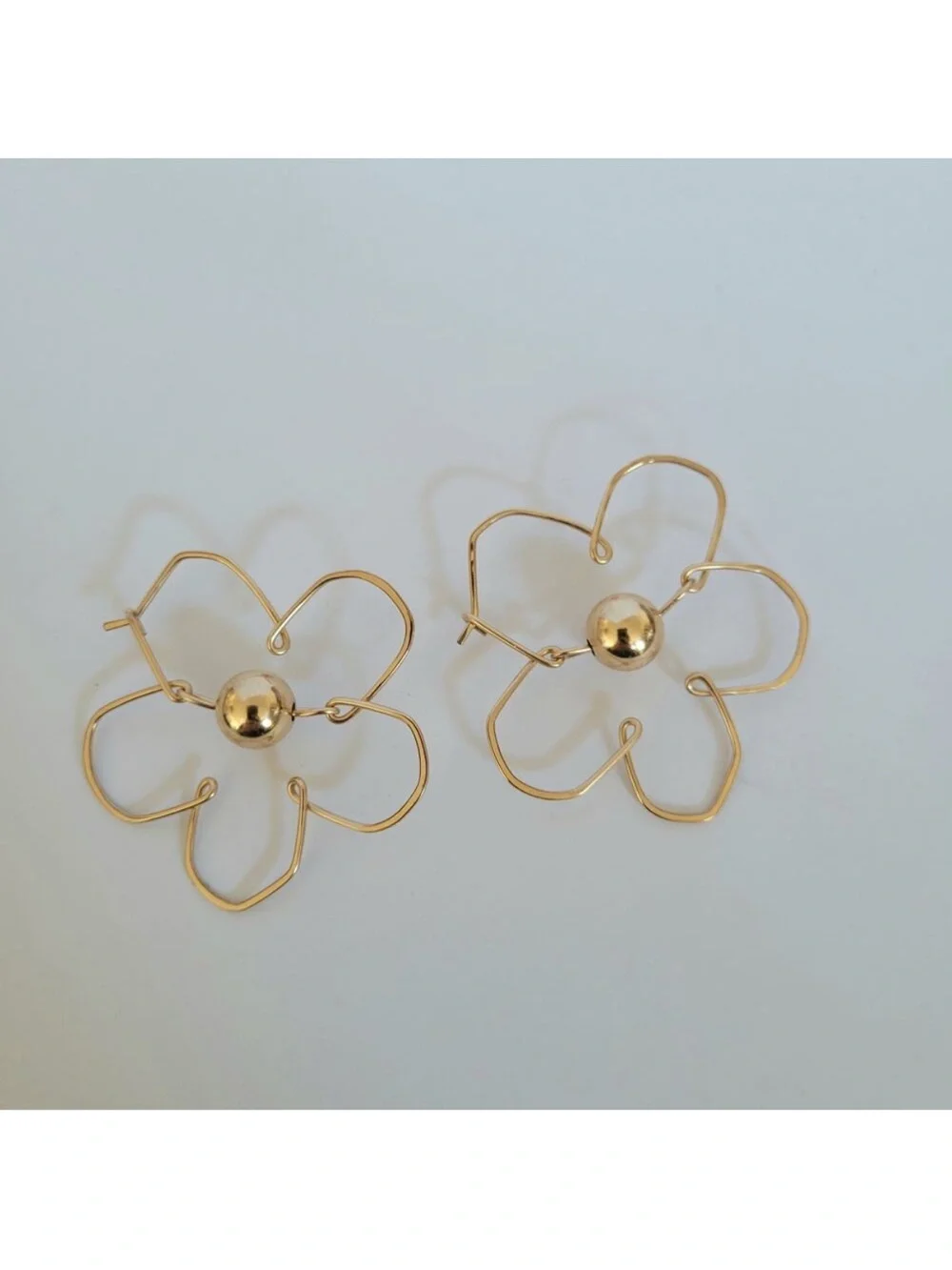 Rackk and Ruin Gold Daisy Earrings